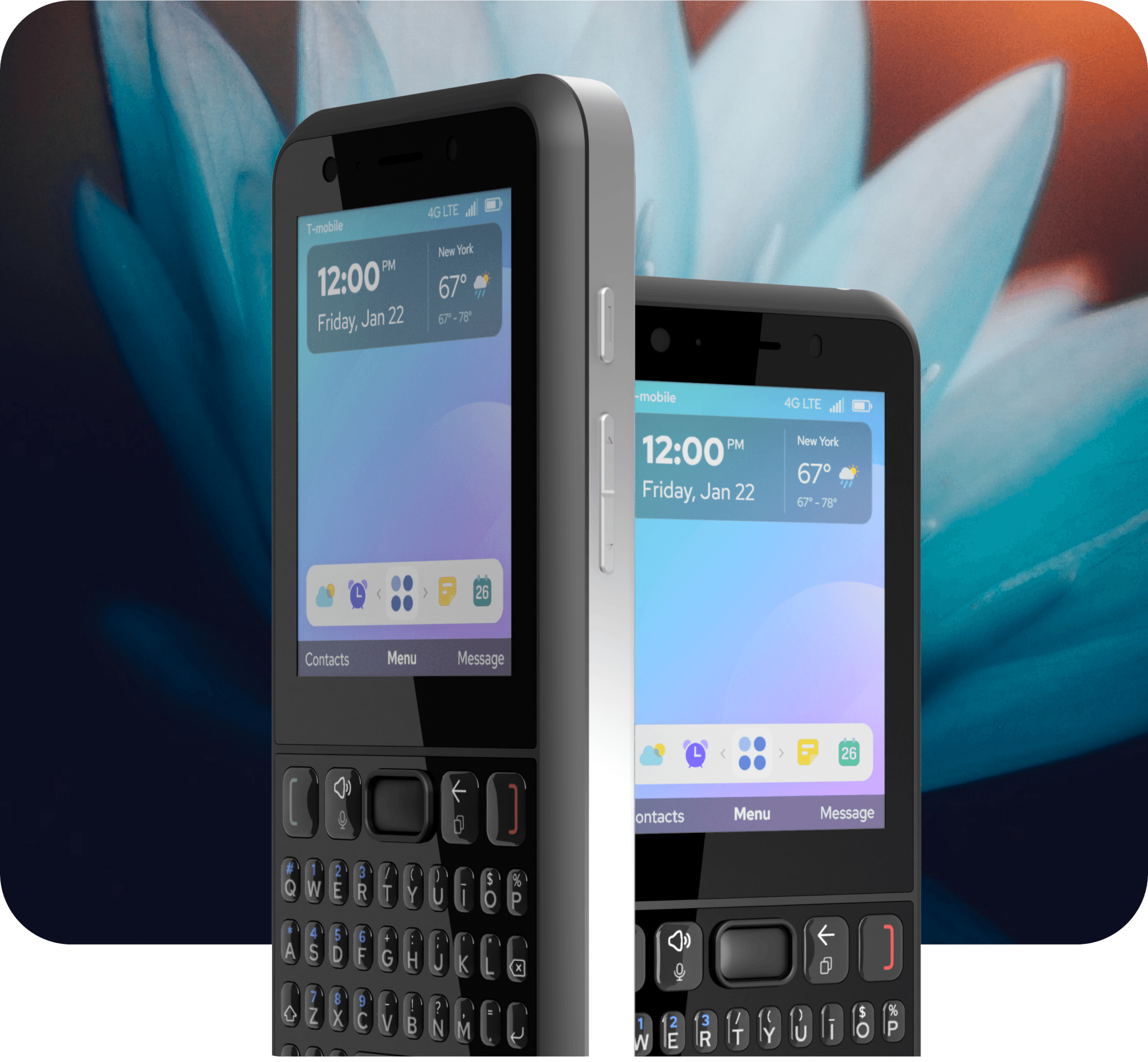 Two KeyPhone QWERTY devices